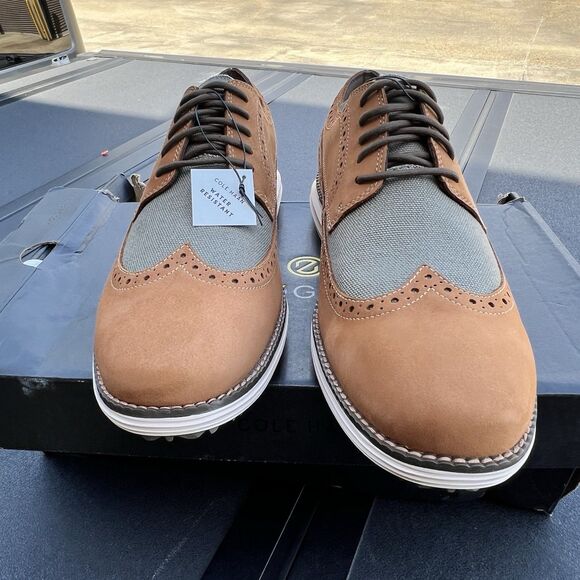 Cole Haan Men\'s Original Grand Wing Ox Golf Shoes Pecan C36899 10.5 main image 4
